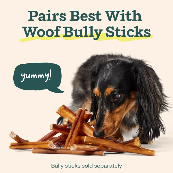 WOOF Bullysafe Bully Stick Holder for Dogs | Fits Dogs 10+ Lbs, Secures Bully Sticks, Extends Chew Time, Easy to Clean, Reusable Design7