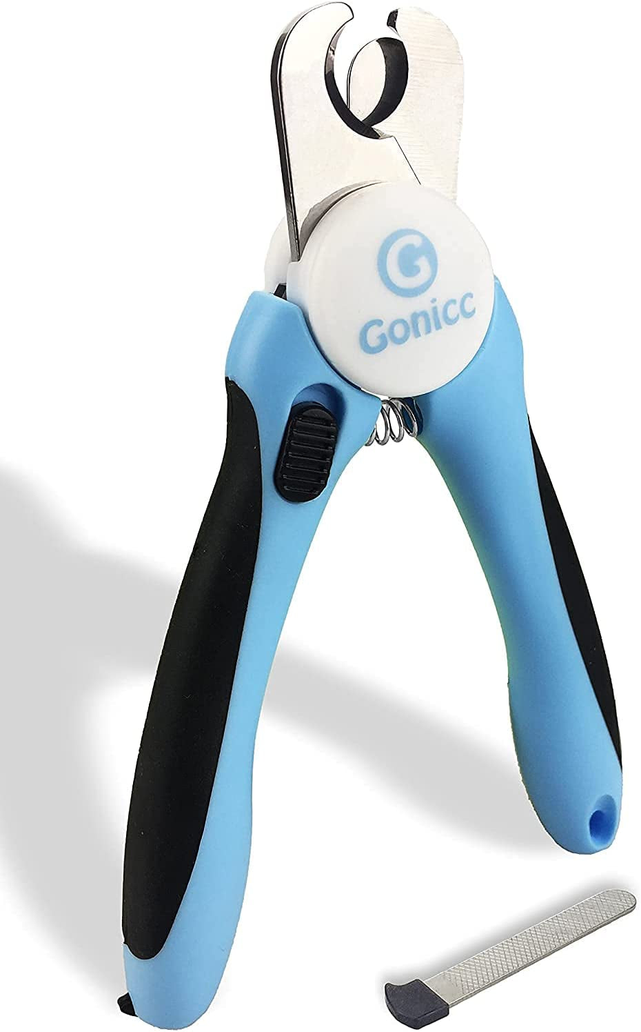 gonicc-professional-dog-cat-pets-nail-clippers-trimmers-with-safety-guard-to-avoid-overcutting-free-nail-file-razor-sharp-blade-professional-grooming-tool-for-pets
