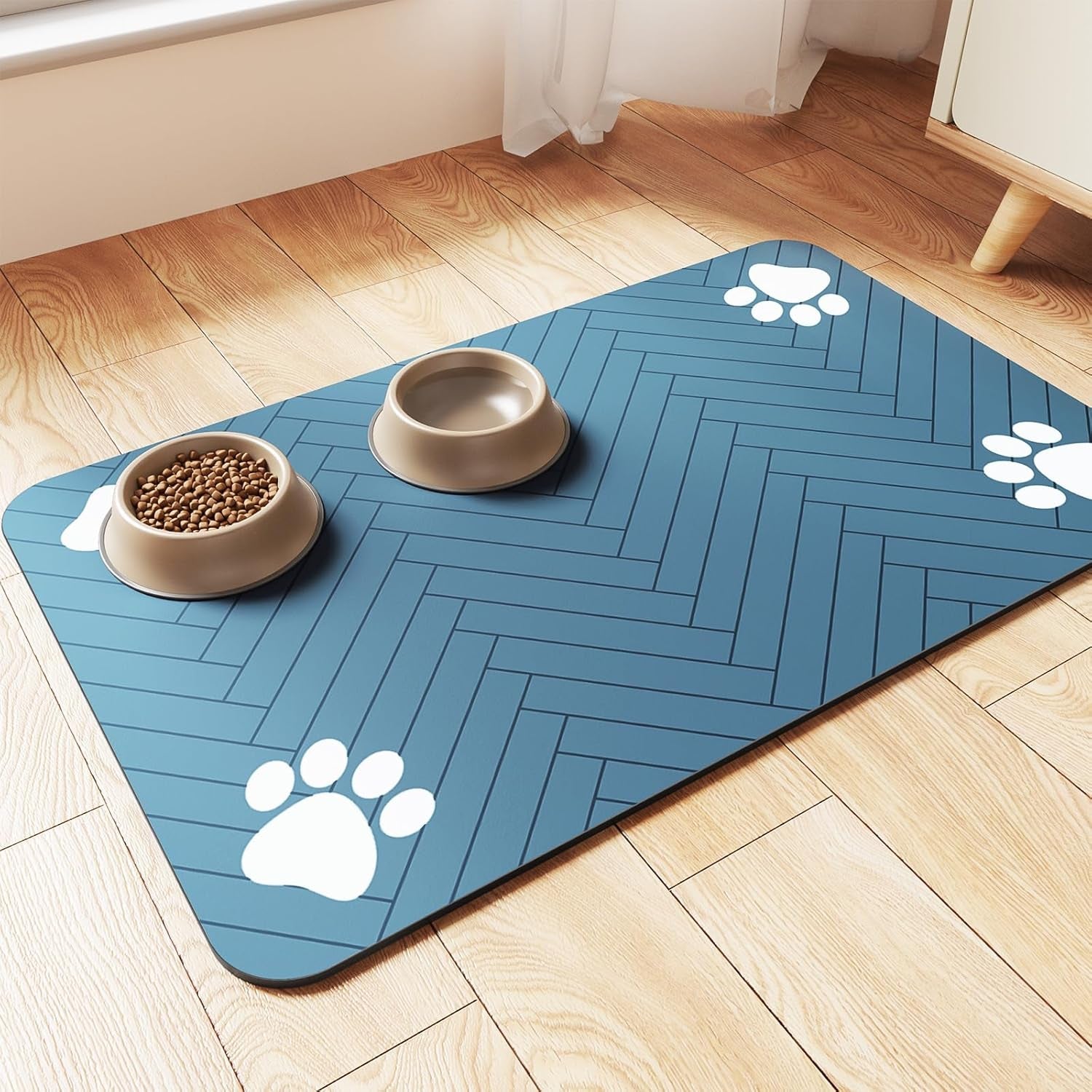 pet-feeding-mat-absorbent-pet-placemat-for-food-and-water-bowl-with-waterproof-rubber-backing-quick-dry-water-dispenser-mat-for-dog-and-cat-20x12-striped-dark-gray