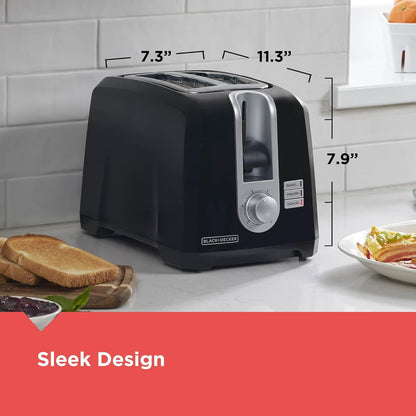 BLACK+DECKER 2-Slice Toaster with Extra-Wide Slots3