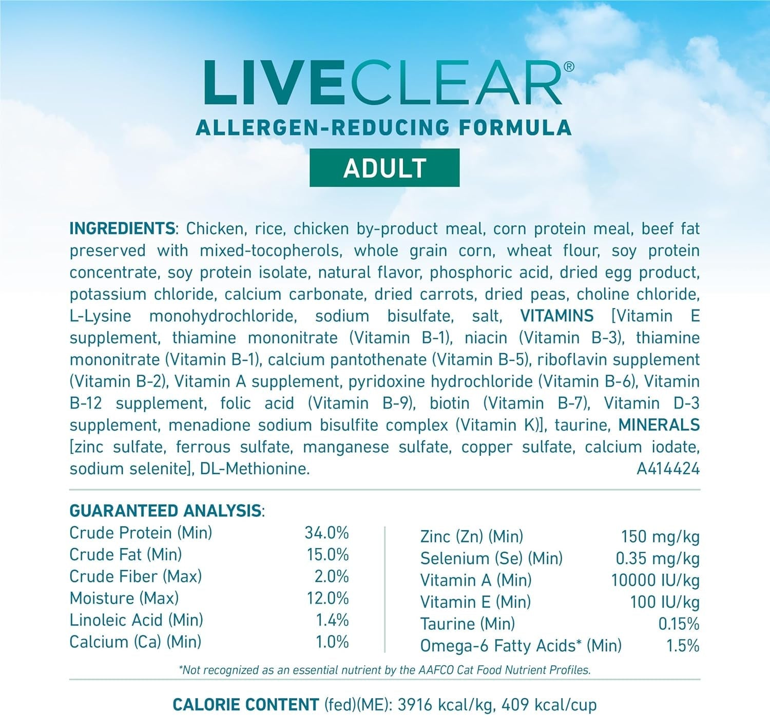purina-one-liveclear-allergen-reducing-cat-food-dry-formula-with-real-chicken-as-the-number-one-ingredient-6-3-lb-bag-real-chicken-is-the-1-ingredient-reduces-allergens-in-cat-hair-and-dander-by-47-includes-dha-for-cat-vision-support