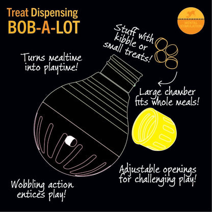Starmark Treat Dispensing Bob-A-Lot Small Dog Interactive Feeder Toy7