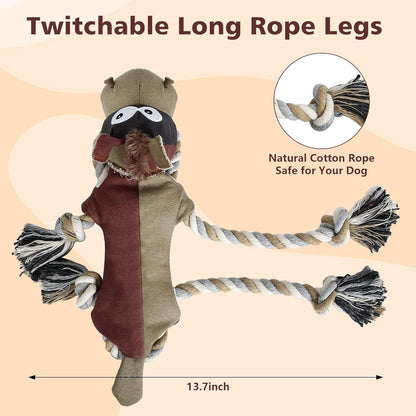 IOKHEIRA Dog Toys for Aggressive Chewers,Tough Indestructible Dog Toys,Squeaky Toys for Large Dogs,Durable Dog Chew Toys (Auburn)2