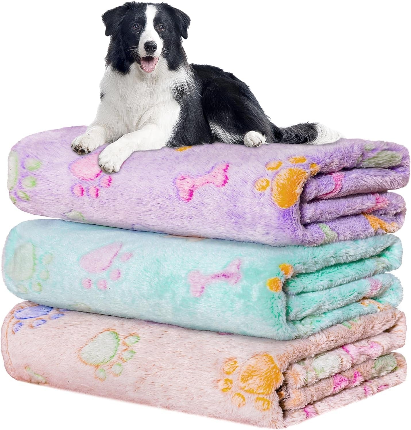 rezutan-dog-blankets-for-3-pack-large-medium-pet-cat-soft-fuzzy-washable-blanket-comfort-flannel-suitable-for-dogs-kennels-beds-sofas-furniture-gifts-puppy-essentials-41-x-31-inch-black