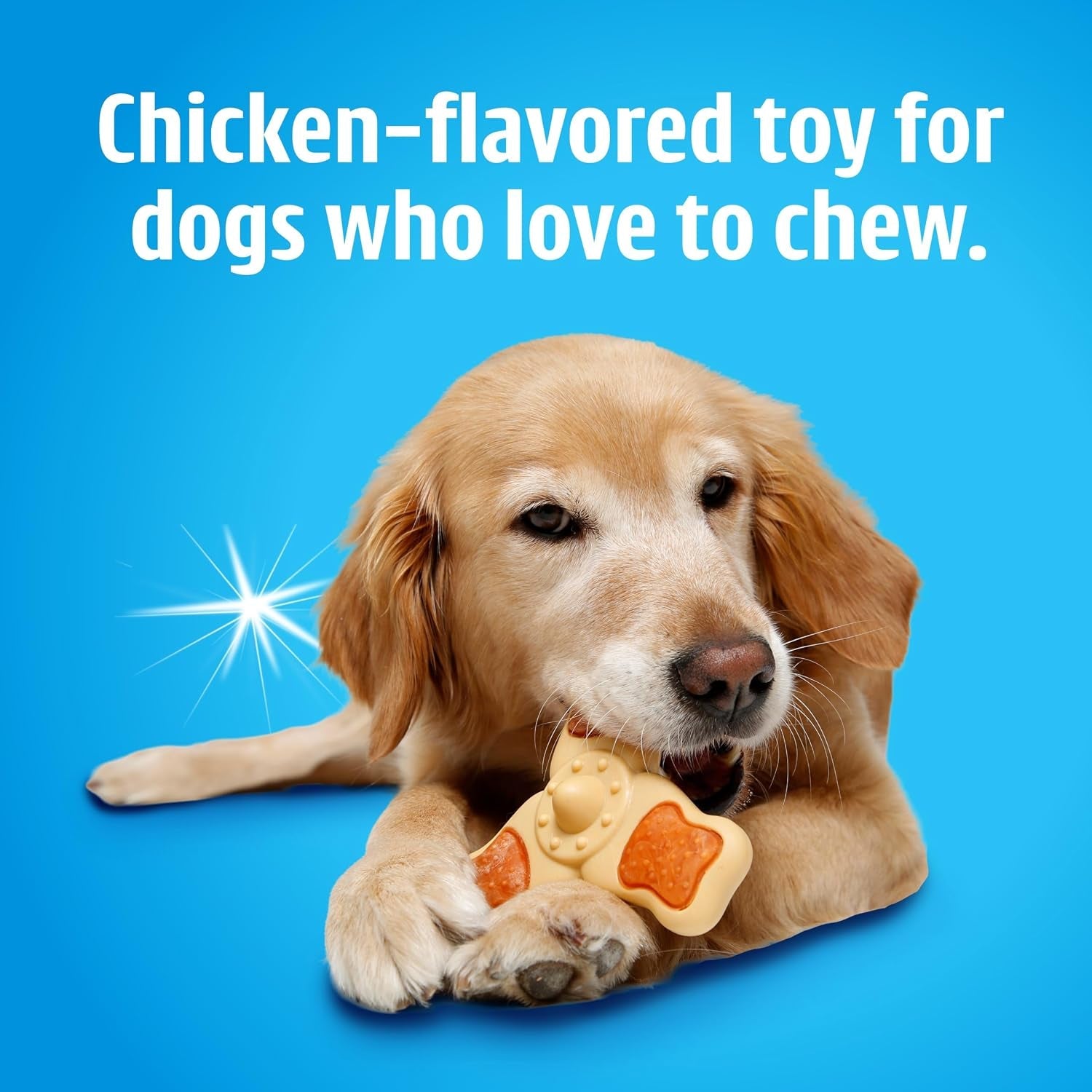 hartz-chew-n-clean-chew-toy-and-treat-in-one-chicken-flavored-tri-point-dog-toy-small