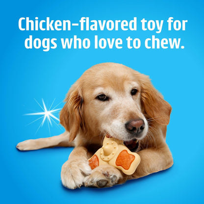 Hartz Chew ‘N Clean Chew Toy and Treat in One Chicken Flavored Tri-Point Dog Toy, Small6