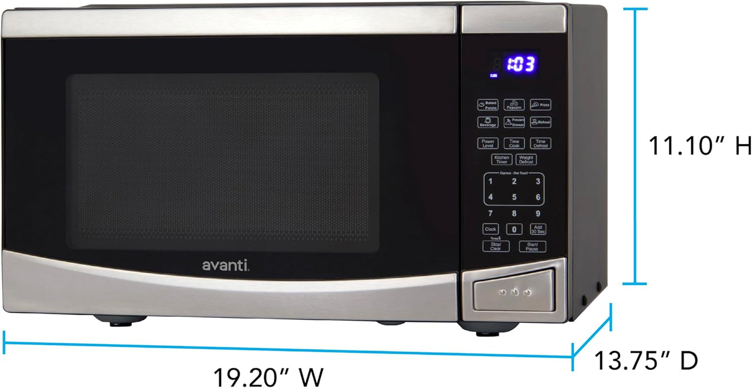 microwave-oven-900-watts-compact-with-10-power-levels-and-6-pre-cooking-settings-speed-defrost-electronic-control-panel-and-glass-turntable-0-9-cu-ft-stainless-steel
