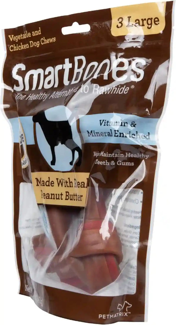 Smartbones Dog Chews, Treat Your Dog to Rawhide-Free Dog Bones, Made with Real Meat and Vegetables, 3 Large7