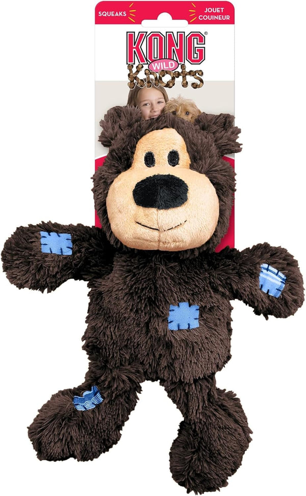 KONG Wild Knots Bears - Durable Dog Toys with Internal Knotted Ropes and Minimal Stuffing for Less Mess (Assorted Colors) (Medium/Large)8