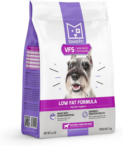 Squarepet Veterinarian Formulated Solutions Low Fat Content Lean Whitefish, Highly Digestible, Dry Dog Food 4.4Lbs1