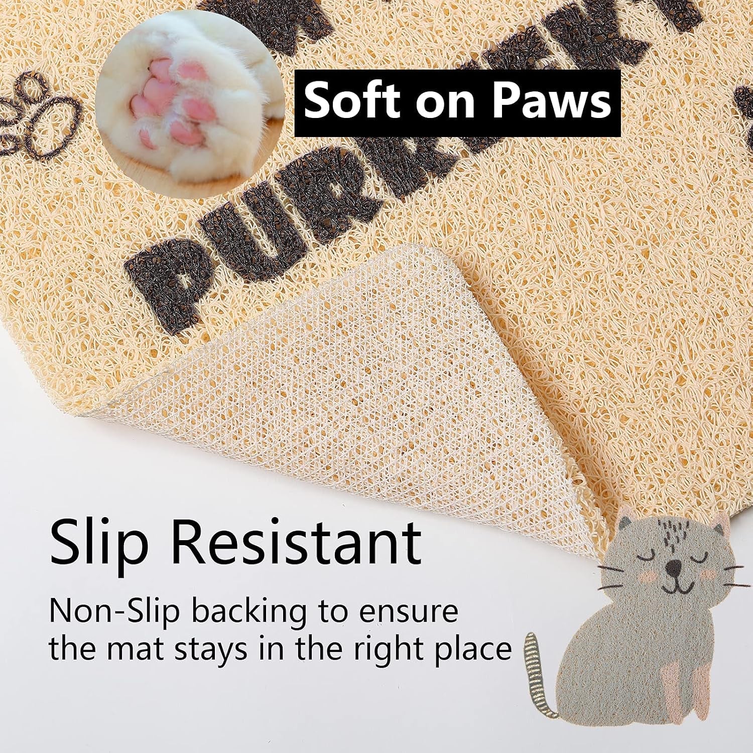 cat-litter-mat-trap-pet-food-catching-placemat-super-cute-easy-to-clean-24-16-large-durable-for-cats-and-dogs-everyday-is-catyrday