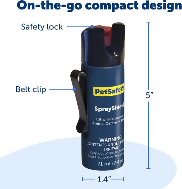Petsafe Sprayshield Animal Deterrent Spray with Clip, 2.4 Oz3