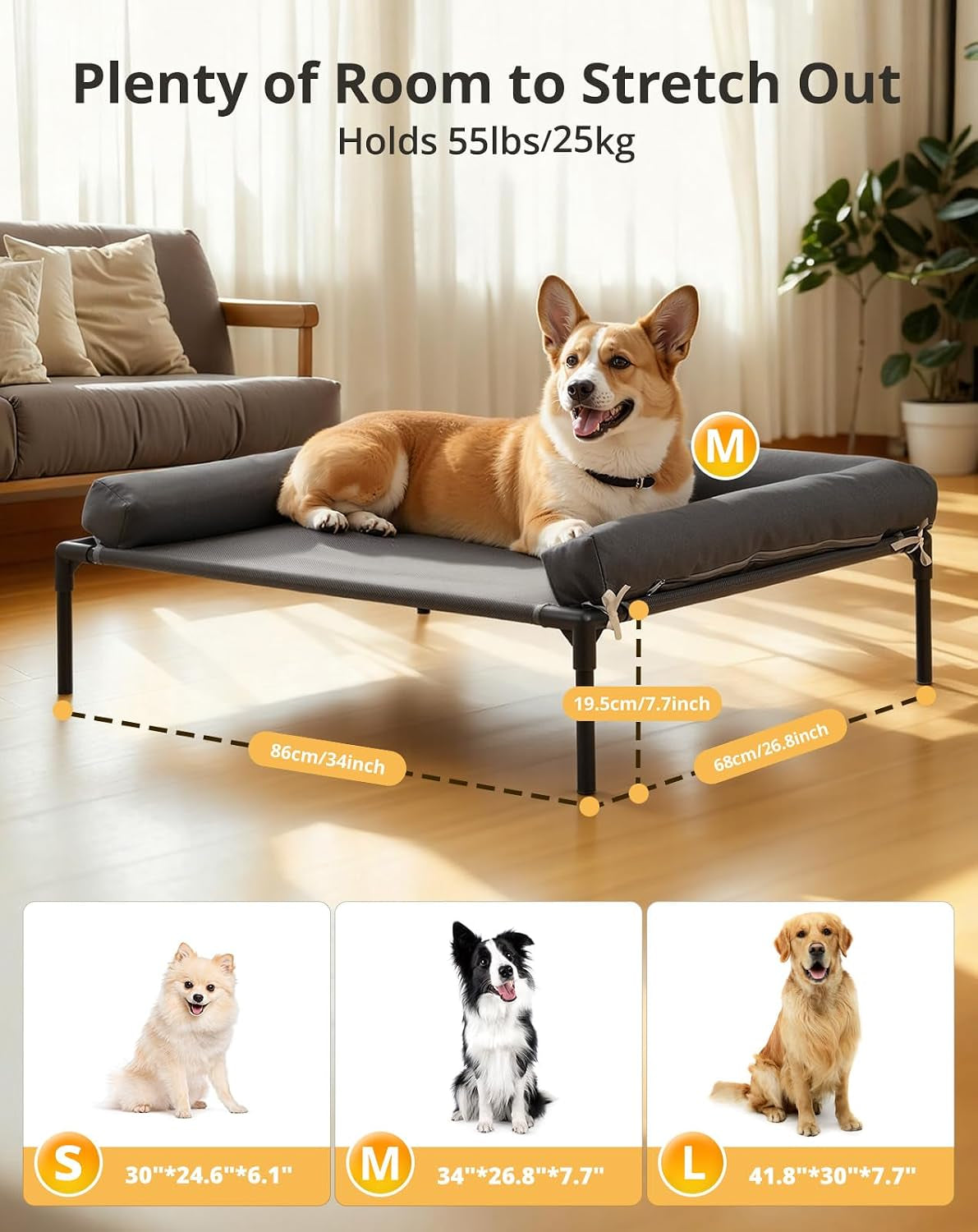 cooling-elevated-dog-bed-26-8x34-raised-dog-bed-with-removable-bolster-cushion-breathable-mesh-non-slip-feet-and-metal-frame-for-medium-breeds-indoor-outdoor