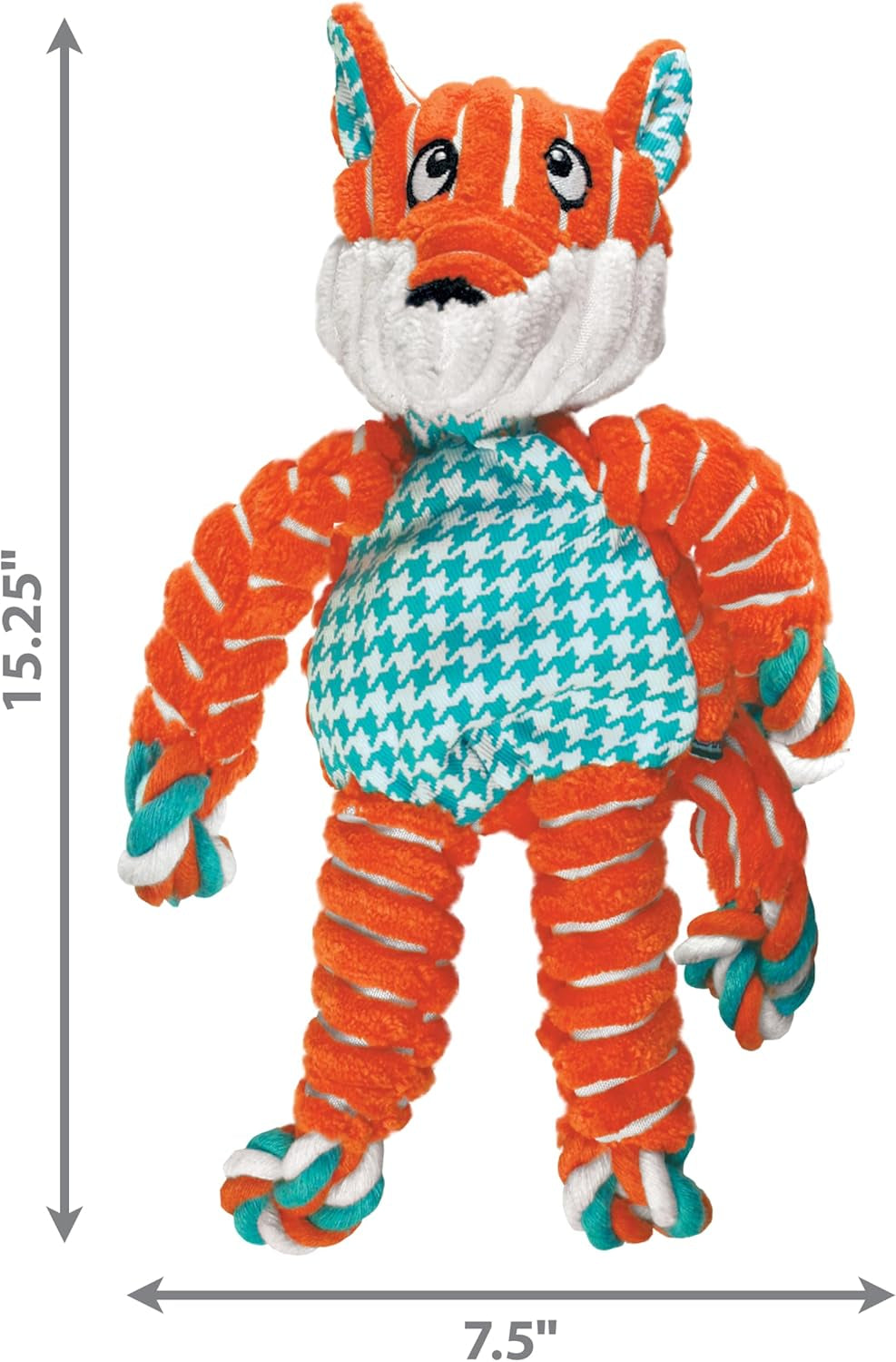 kong-floppy-knots-knotted-rope-dog-toy-entices-play-tug-toy-satisfies-natural-instincts-dog-supplies-with-floppy-design-minimal-stuffing-fox-for-medium-large-dogs