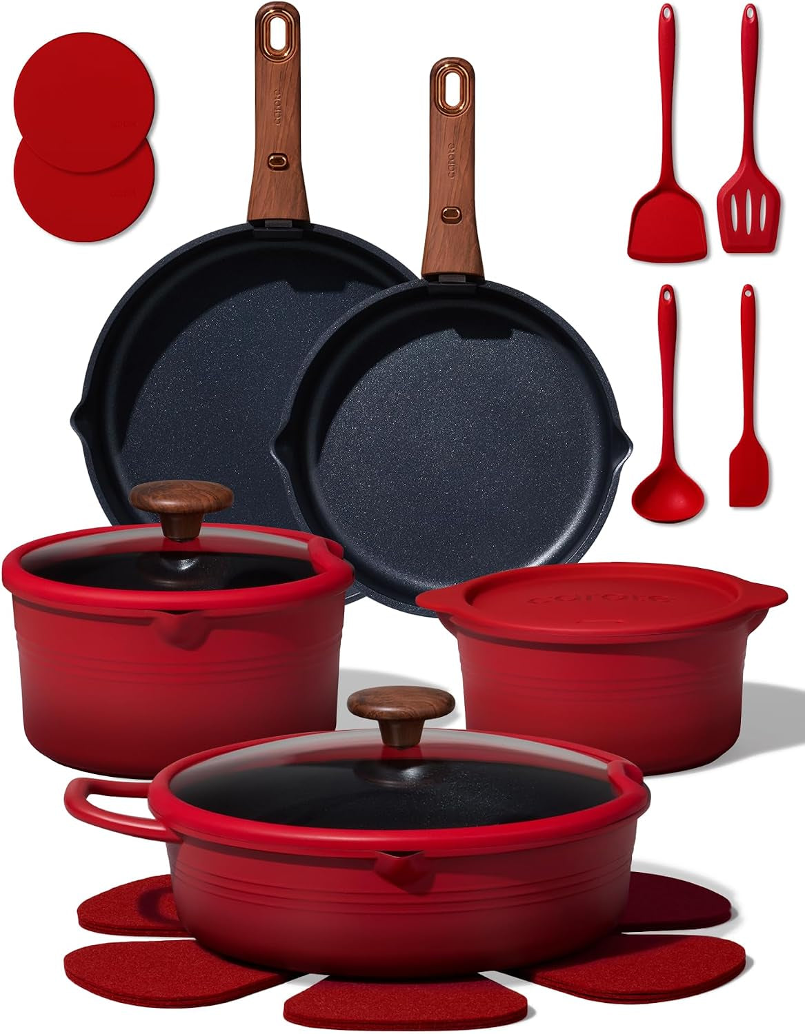 20pcs-titanium-cookware-set-pots-and-pans-set-detachable-handle-non-stick-non-toxic-induction-compatible-dishwasher-oven-safe-space-saving-camping-cooking-red