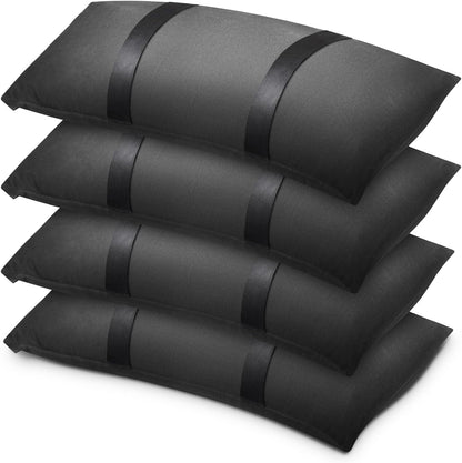 200 LBS Umbrella Base Weights Sandbags, 4 Packs Sand Bags for Weight, Weatherproof Fillable Heavy Duty Weight Sandbag for Outdoor Furniture Backyard Umbrella Garden Trampoline Poolside Accessories1