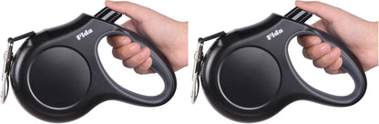 Fida Retractable Dog Leash, 16 Ft Dog Walking Leash for Small Dogs up to 26 Lbs, 360° Tangle Free, Black13