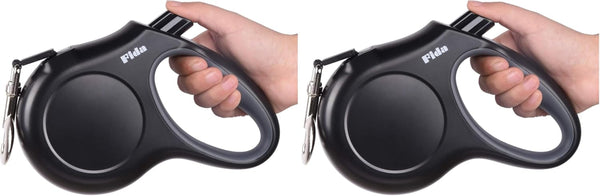 Fida Retractable Dog Leash, 16 Ft Dog Walking Leash for Small Dogs up to 26 Lbs, 360° Tangle Free, Black13
