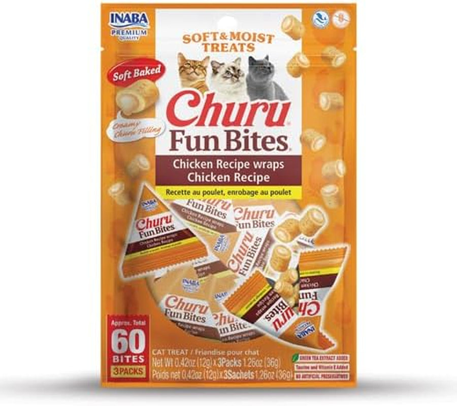 inaba-churu-fun-bites-for-cats-soft-chewy-baked-chicken-wrapped-filled-cat-treats-with-taurine-0-42-ounces-each-tetra-12-tetras-4-flavor-variety-pack
