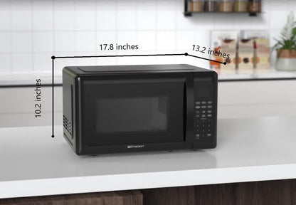 MW7302 Series Compact Countertop Microwave Oven, 0.7 Cu. Ft., 700 Watts, 10 Power Levels, 6 Auto Cook Menus, Time & Weight Defrost, Express Cooking, Black5