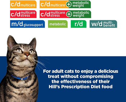 HILL'S PRESCRIPTION DIET Metabolic Weight Management Cat Treats | #1 Veterinarian Recommended, 2.5 Oz. Bag5