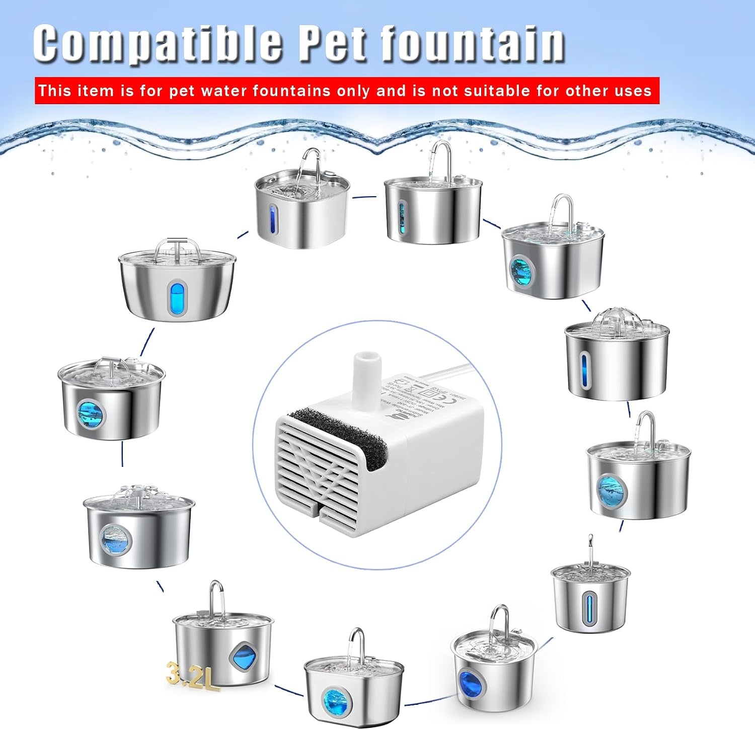 cat-water-fountain-pump-replacement-jy-830-submersible-motor-cat-fountain-pump-replacement-fountains-pump-for-stainless-steel-cat-dispenser-ultra-quiet-dog-drinking-fountain-pump