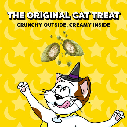 Temptations Classic Crunchy and Soft Cat Treats, Creepy Catnip, 16 Oz | under 2 Calories per Treat, 100% Complete & Balanced for Adult Cats, Resealable Stay-Fresh Tub, Use as Snack, Meal, or Topper2