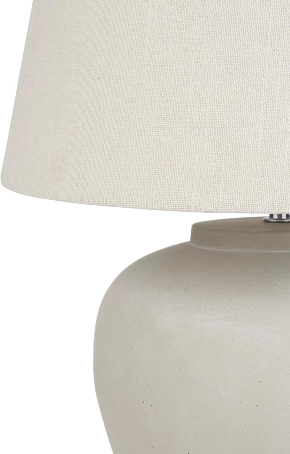 home-20-sand-light-beige-neutral-ceramic-table-lamp-with-fabric-shade-bedside-nightstand-lamp-for-bedroom-living-room-entryway
