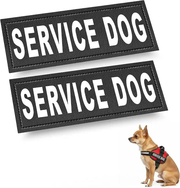 Industrial Puppy Emotional Support Dog Patch, Reflective XS 1 X 2.75 in | Clear Visibility, Durable Vest Patches for Identification, Compatible with Hook & Loop Vest Gear - XS 1X2.75 Inch9