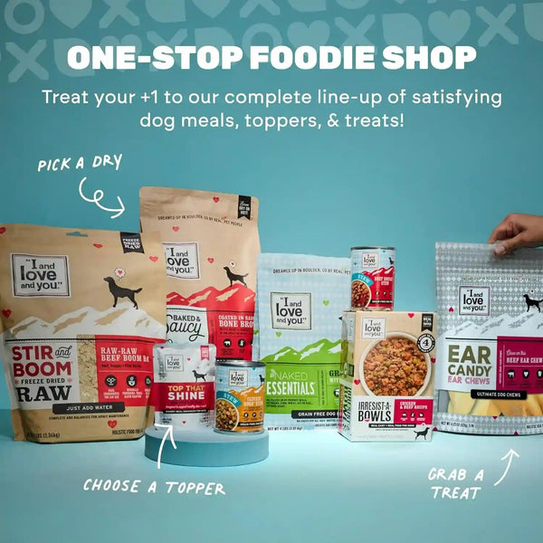 I and Love and You Baked & Saucy Dry Dog Food with Gravy Coating, Beef & Sweet Potato Recipe, Grain-Free, Prebiotics & Probiotics, Real Meat, No Fillers, 4 Pound Bag8