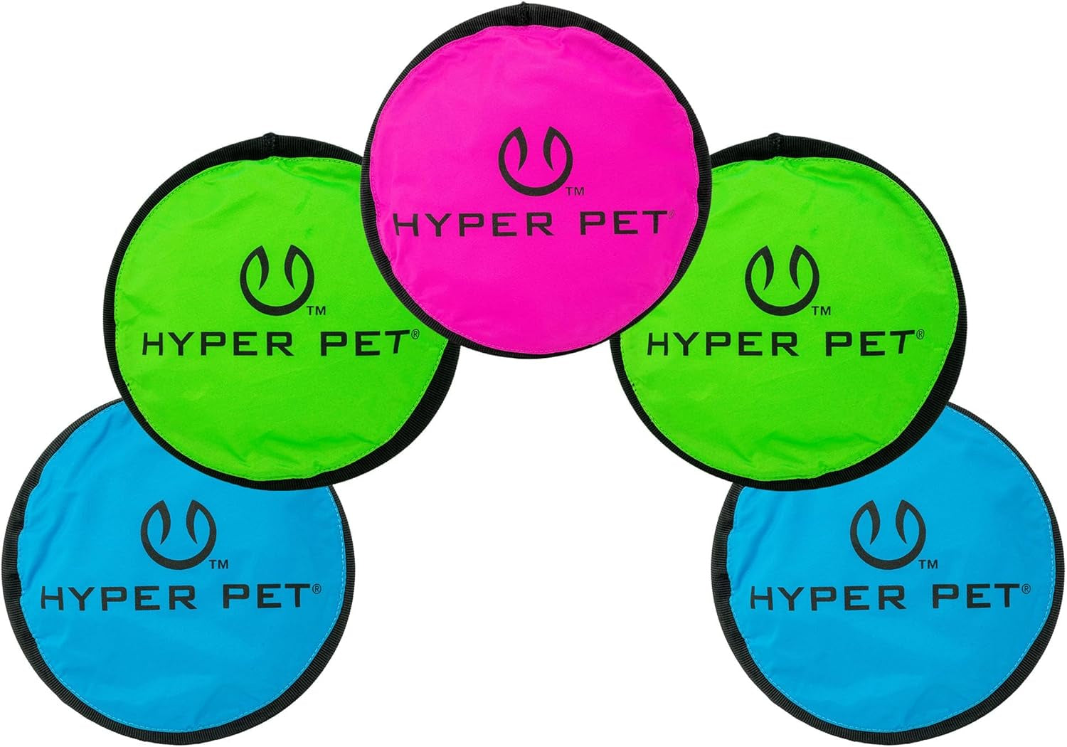 hyper-pet-flippy-flopper-flying-disc-soft-dog-toy-9-inch-floats-2-pack-safe-on-teeth-for-all-breeds-stays-on-the-water-surface-for-pool-and-lake-fetch-games-colors-may-vary-with-every-order