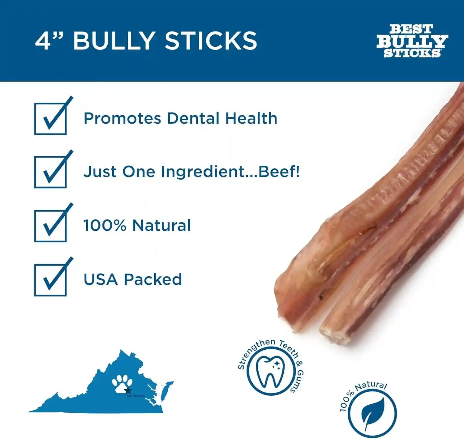 best-bully-sticks-4-inch-bully-sticks-for-dogs-8-oz-pack-of-1-natural-grass-fed-dog-treats-small-breed-grain-and-rawhide-free-perfect-for-small-or-young-canines