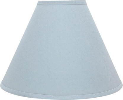 32267 Transitional Hardback Empire Shaped Spider Construction Lamp Shade in Light Blue, 16" Wide (6" X 16" X 12")3