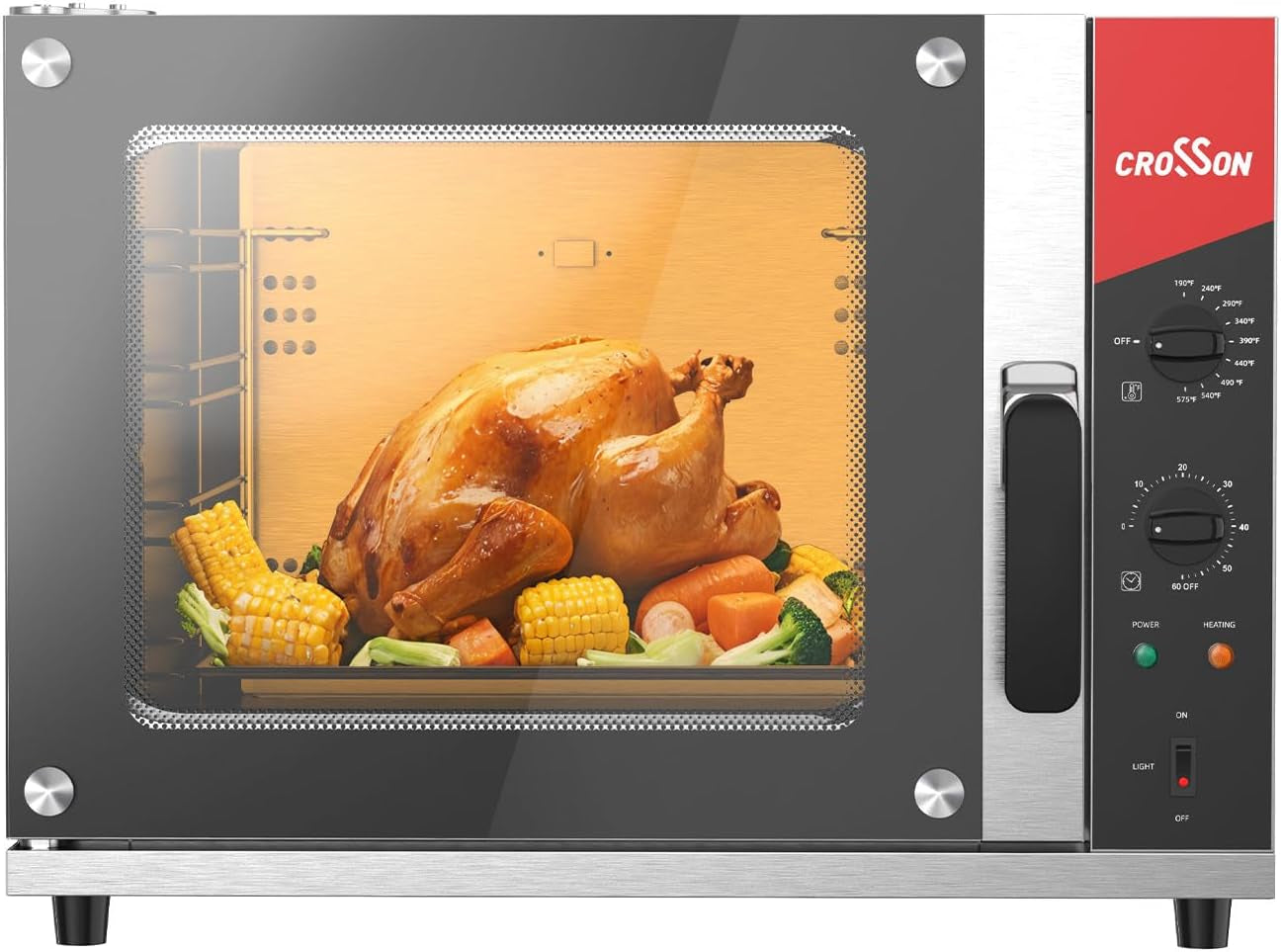 68l-half-size-convection-oven-4-tier-commercial-toaster-oven-w-front-glass-door-4-set-of-trays-wire-racks-60-minutes-timer-and-interior-light-120v-1800w-countertop-conventional-oven