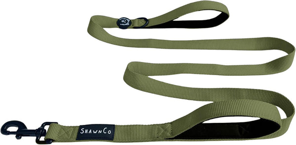 Shawnco Dream Walk Dog Leash- Premium, Nylon Pet Leash with Soft Neoprene Handle for Small, Medium and Large Dogs (ICY Lilac, M/L 6FT W/ 2 Handles)6