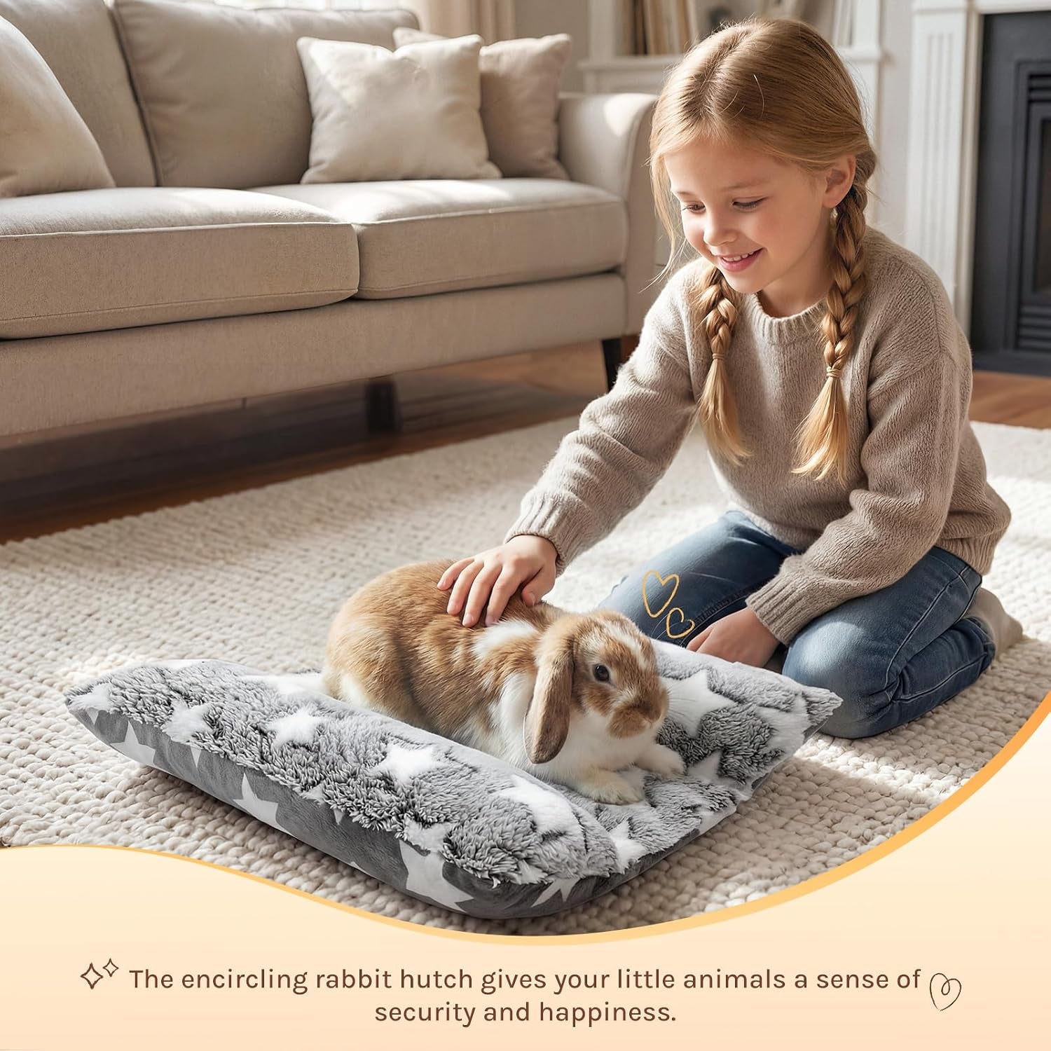 16-5-x-18in-washable-soft-rabbit-bed-thickened-and-softer-bunny-bed-double-sided-plush-rabbit-beds-bed-for-bunny-bunny-beds-for-rabbits-indoor