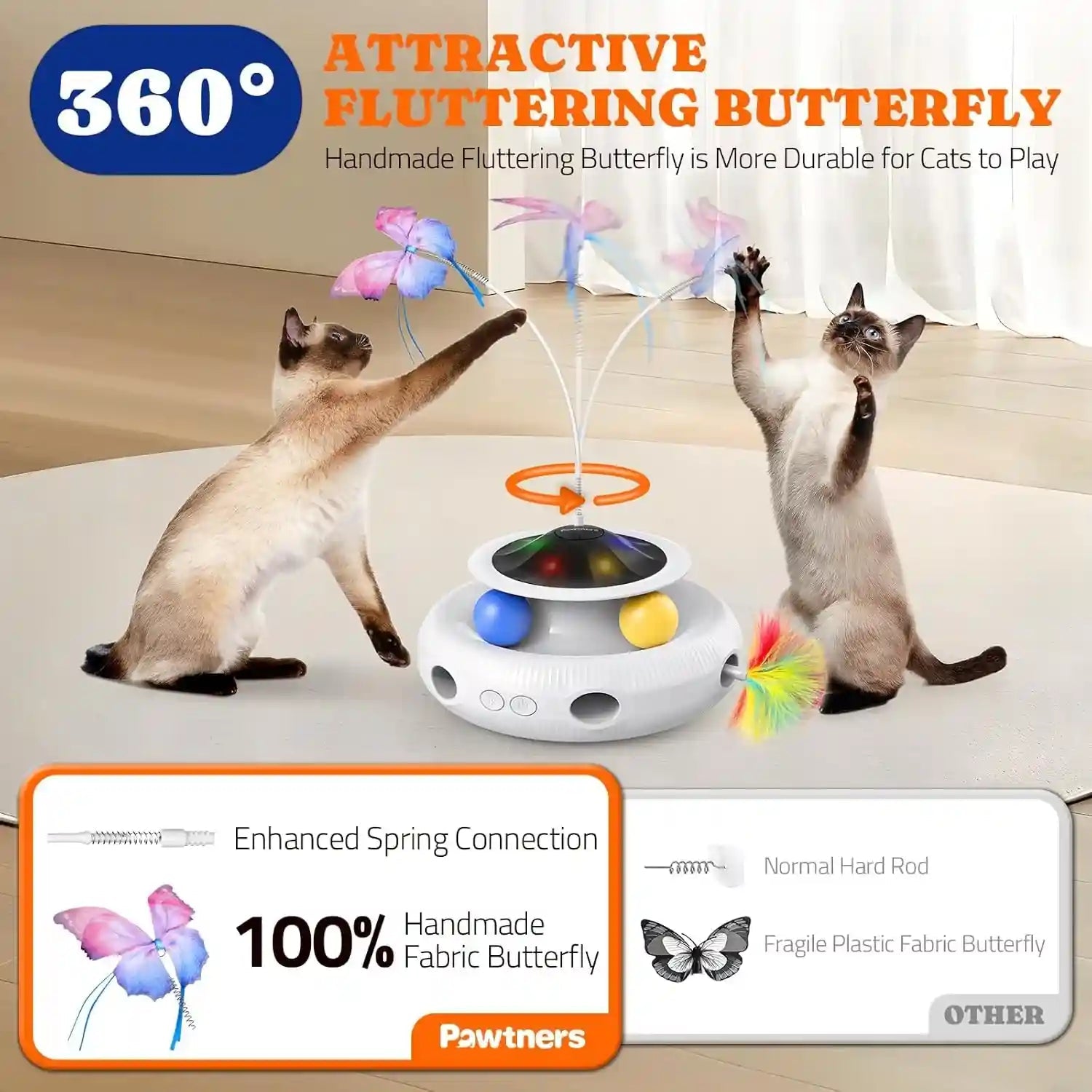pawtners-interactive-cat-toy-4-in-1-automatic-interactive-kitten-toys-for-indoor-cats-rechargeable-with-fluttering-butterfly-track-balls-and-ambush-feather