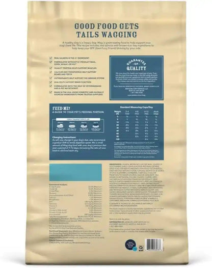 Amazon Brand - Wag Wholesome Grains Dry Dog Food with Salmon and Brown Rice, 30 Lb Bag (Pack of 1)2