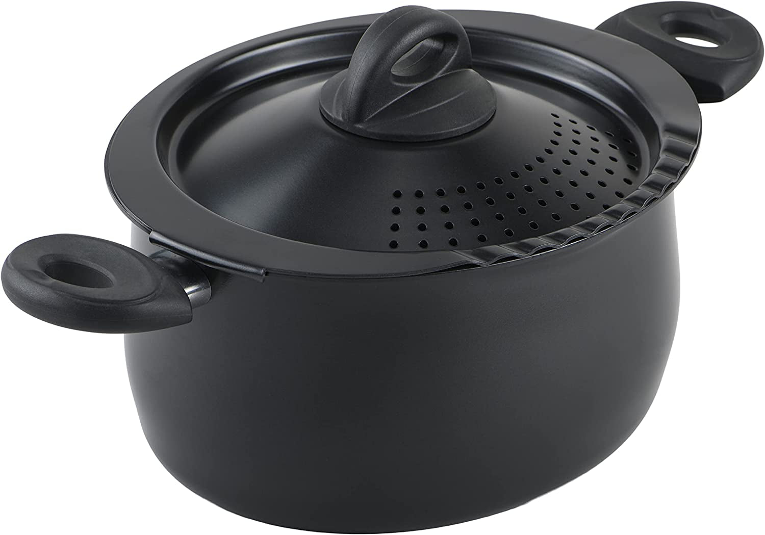 5-5-quart-nonstick-aluminum-pasta-pot-with-strainer-lid-and-handles-pfoa-free-nonstick-oval-cooking-pot-and-lid-black