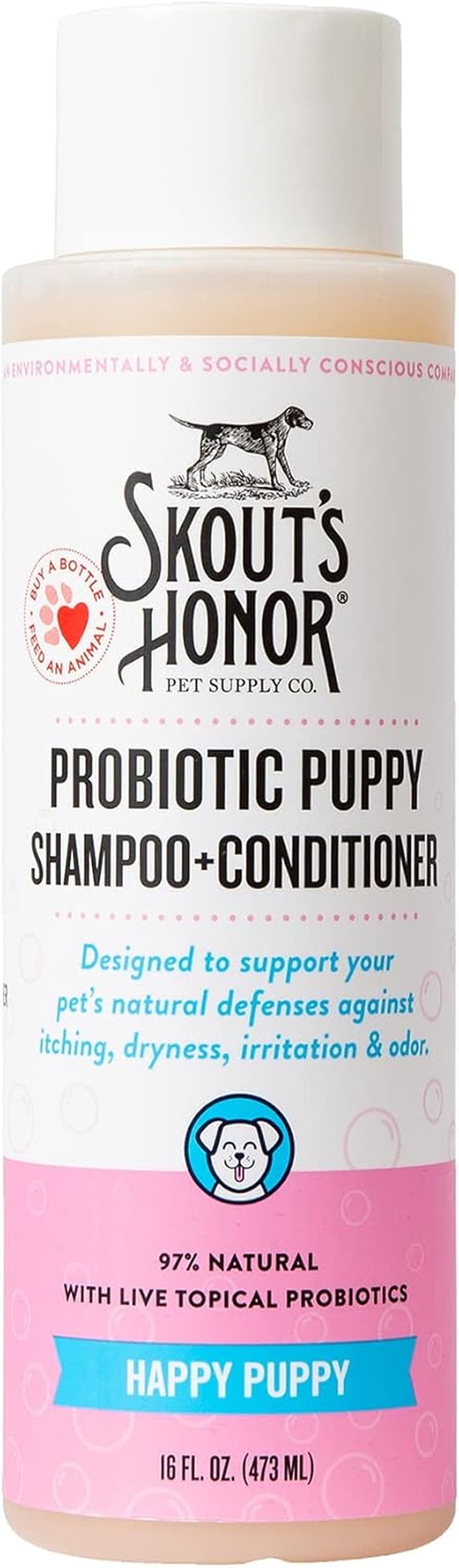 skouts-honor-probiotic-dog-shampoo-and-conditioner-dotw-16-oz-hydrating-natural-2-in-1-for-itchy-skin-microbiome-friendly-with-avocado-oil-omega-3s-paraben-sulfate-free