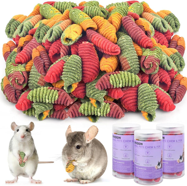 ERKOON Chinchilla Treats, Timothy Grass Chew Toys for Teeth for Rabbit Guinea Pig Gerbil Rat Dwarf Hamster (Large Size-1 Pack)8