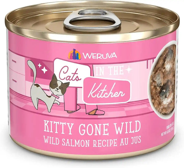 Weruva Cats in the Kitchen, Kitchen Cuties Variety Pack, Wet Cat Food, 3.2Oz Can (Pack of 12)12