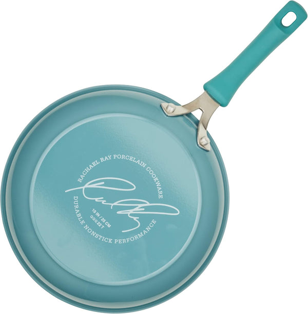 Cook + Create Aluminum Nonstick Cookware Set, 10-Piece, Agave Blue4