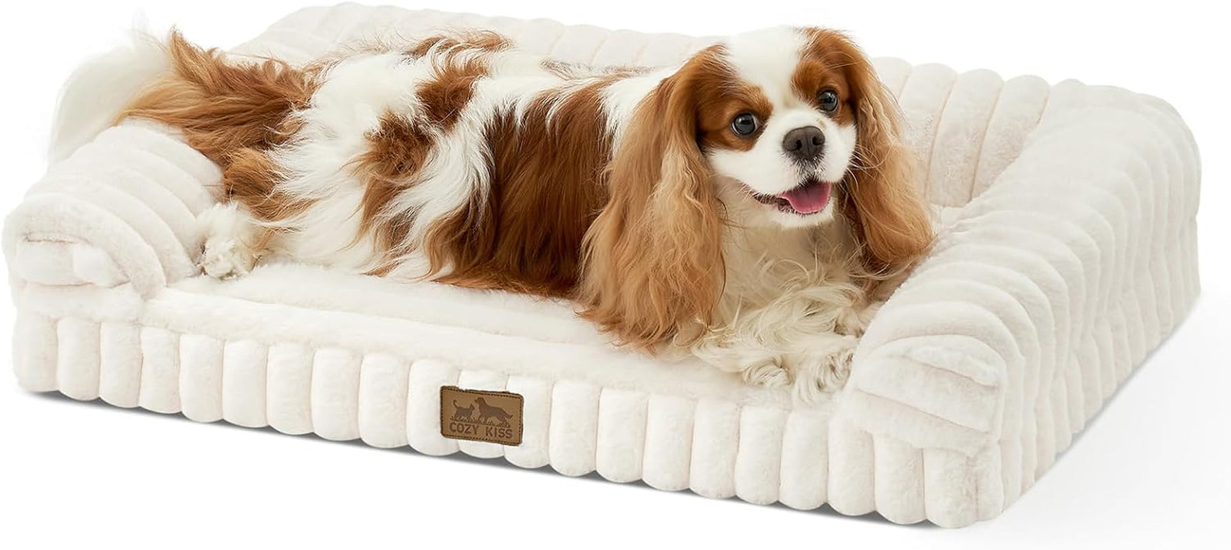 cozy-kiss-ultra-soft-faux-rabbit-fur-dog-bed-for-small-dogs-30x20-orthopedic-foam-couch-removable-washable-cover-waterproof-lining-cream