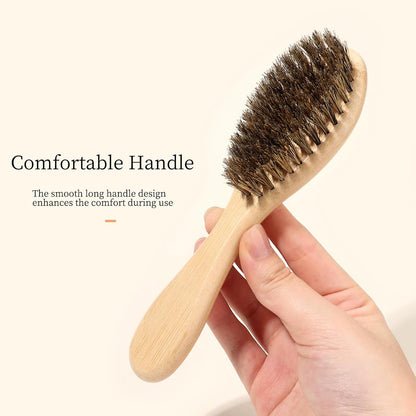 Soft Boar Bristle Dog Brush for Short Haired, Ideal Pet Hair Brush | Gentle Deshedding & Grooming Tool, Puppy Essentials for Grooming and Shedding6