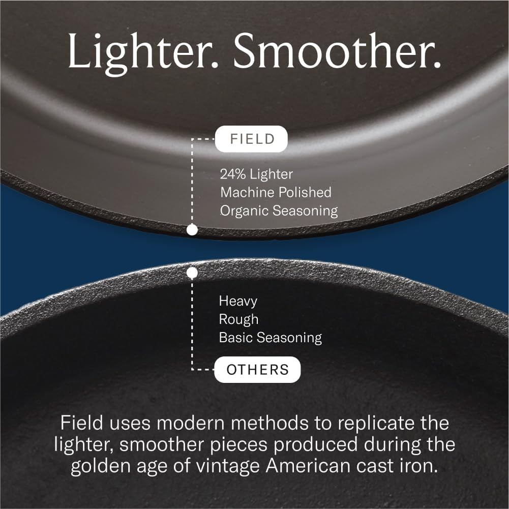 no-6-small-cast-iron-skillet-8-38-inch-pre-seasoned-pan-for-1-2-servings-lighter-smooth-made-in-usa