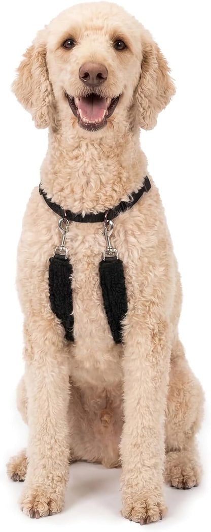 Sporn Head Halter for Dogs, No Pull Dog Harness, Durable Nylon Training Collar for Large Breeds, No Choke Design, Padded Restraints, Adjustable Fit, Easy On/Off, Black, Large18