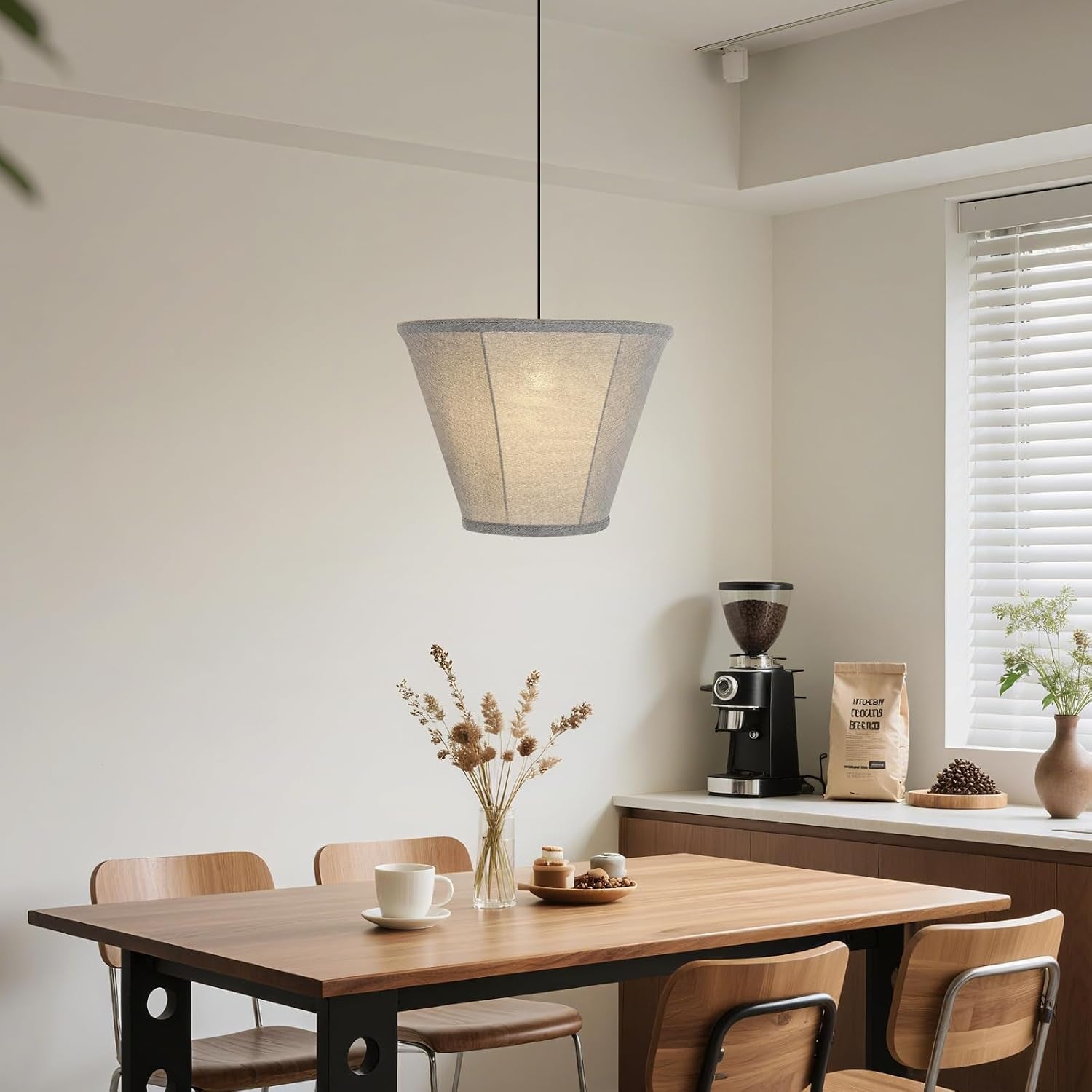 bell-lamp-shade-set-with-2-lamp-harps-2-pack-gray-linen-shades-with-metal-frame-6-7x13x10-spider-fitter-for-e26-e14-table-floor-and-pendant-lamps