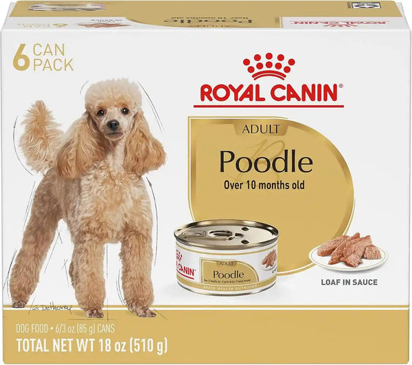 Royal Canin Breed Health Nutrition Poodle Adult Loaf in Sauce Dog Food, 3 Oz (Pack of 6)1