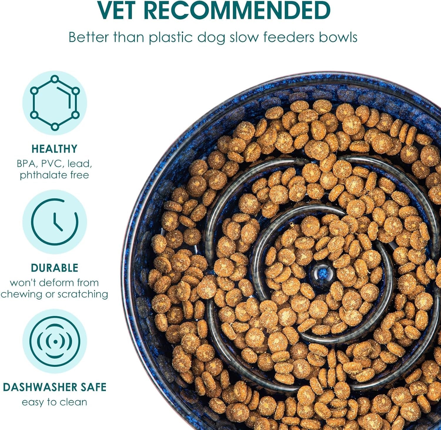 vancasso-slow-feeder-dog-bowl-0-6-cups-ceramic-dog-food-dish-for-fast-eaters-small-breed-puzzle-bowl-for-small-dogs-and-cats-blue